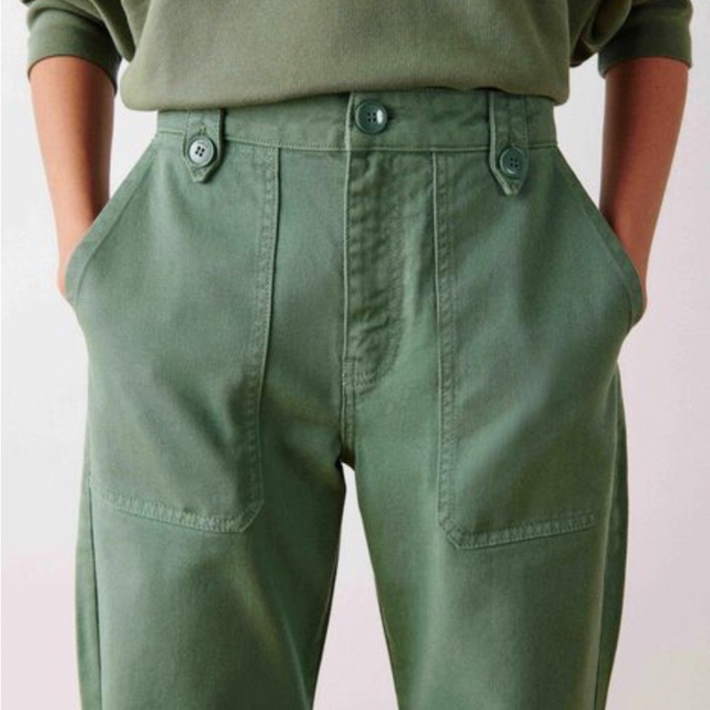 Bash Green Casual Pants